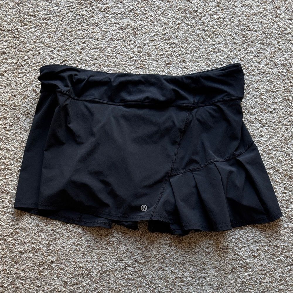 Lululemon Women’s Black Skirt Skort Pleated Black Sz 10